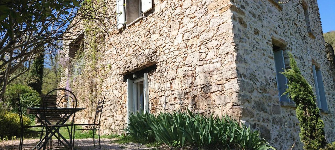 Gite En Cevennes Du Sud, Bergerie Restauree Au Rez De Jardin D'Une Bastide Avec Piscine, Vue Exceptionnelle, Authenticite Et Confort Saint-Laurent-le-Minier Екстериор снимка