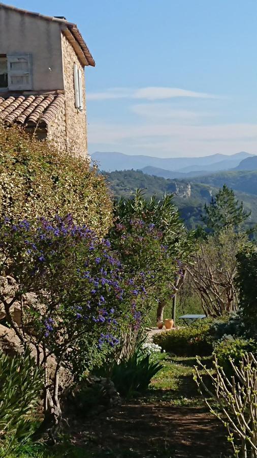 Gite En Cevennes Du Sud, Bergerie Restauree Au Rez De Jardin D'Une Bastide Avec Piscine, Vue Exceptionnelle, Authenticite Et Confort Saint-Laurent-le-Minier Екстериор снимка